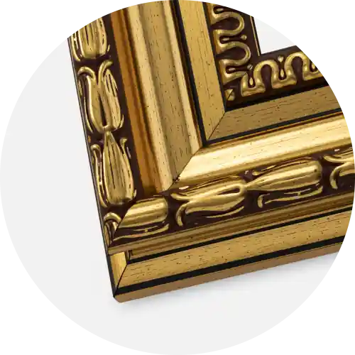 Rama Birka Premium Sticla Auriu 84,1x118,9 cm (A0) Super ofertă