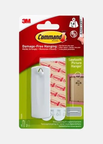 Calitate înaltă 3M Command Picture Hanger for Sawtooth hangers - 2 kg