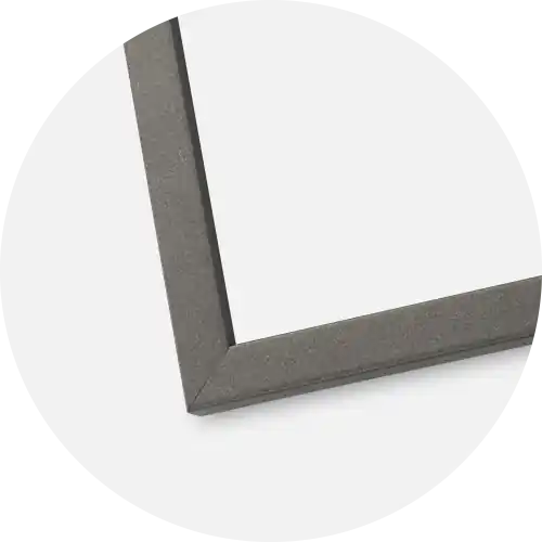 Noutate Ramă Edsbyn Grafit 40x50 cm - Paspartu Negru 29,7x42 cm (A3)