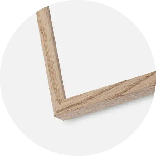 Reducere extra Ramă E-Line Stejar 40x40 cm - Paspartu Negru 25x25 cm