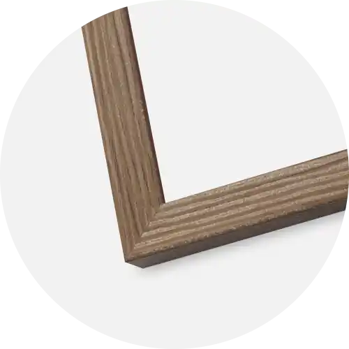 Preț promoțional Ramă Fiorito Stejar închis 50x70 cm - Paspartu Negru 33x56 cm