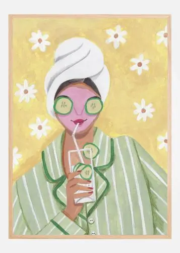 Woman Relax Time Poster (21x29.7 cm (A4)) Preț mic