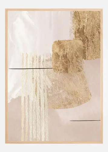 Aesthetic Gold-3 Poster (21x29.7 cm (A4)) Reducere de preț
