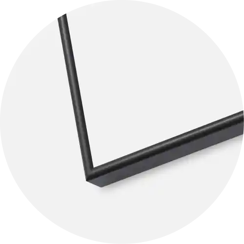 Discount Ramă Visby Negru 70x100 cm - Paspartu Negru 59,4x84 cm (A1)