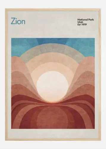 Zion Poster (21x29.7 cm (A4)) Doar azi