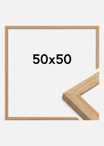 Ofertă exclusivă Ramă Vemdalen Premium Antireflex Stejar 50x50 cm