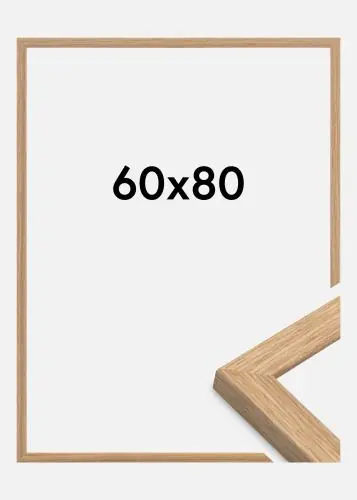 Ramă Vemdalen Mată Sticlă acrilică (Antireflex) Stejar 60x80 cm Preț mic