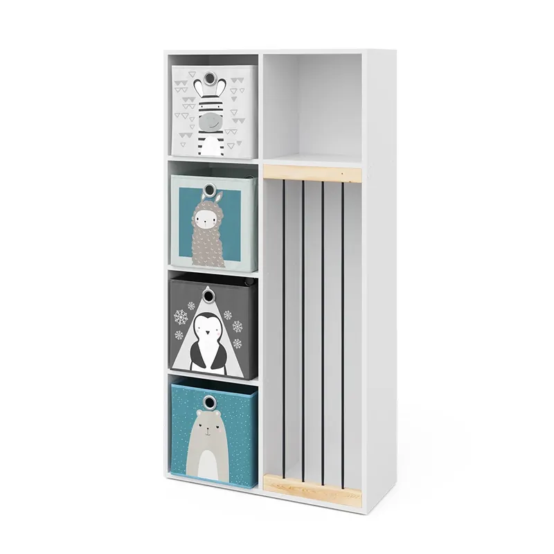 Raft pentru copii Marvin Alb 72x143 cm cu 4 cutii pliabile opt.2 Vicco Retur gratuit