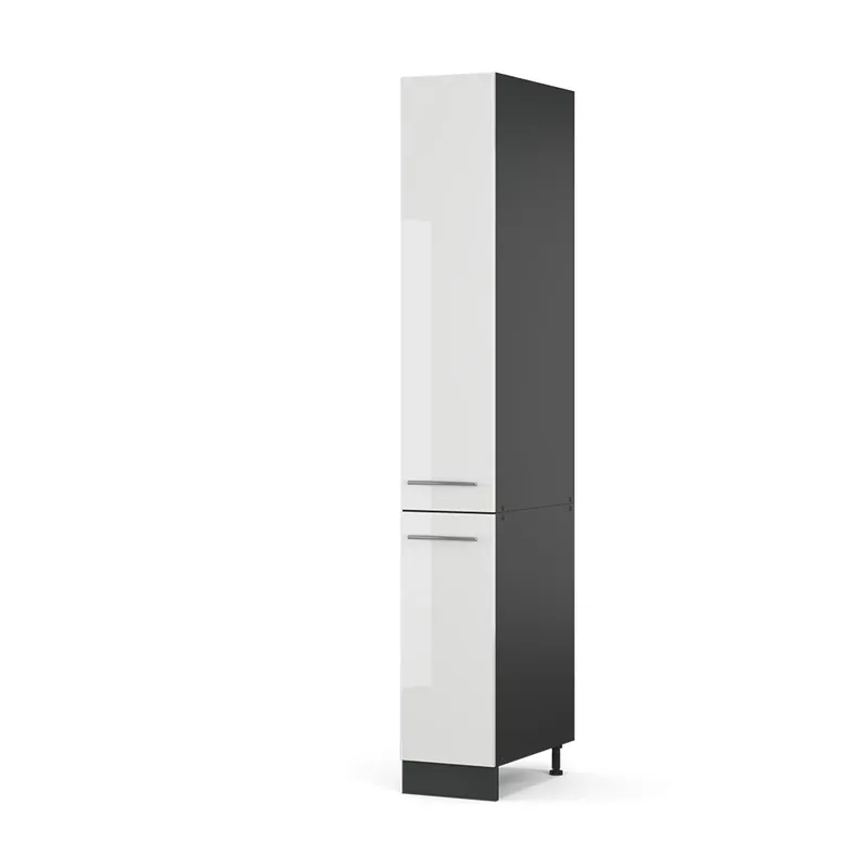 Dulap de farmacie Fame-Line Alb lucios ridicat 30 cm Vicco Premium