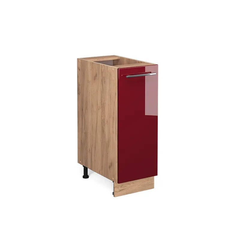 Lichidare de stoc Dulap de farmacie Fame-Line Bordeaux lucios ridicat 30 cm fara blat Vicco