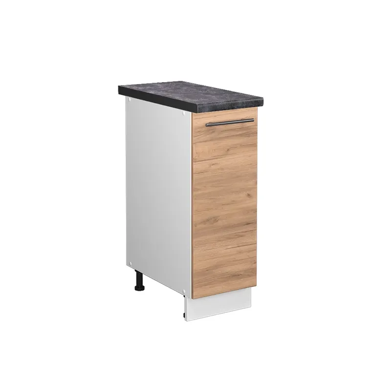 Preț mic Dulap de farmacie Fame-Line Stejar Goldkraft 30 cm , AP Antracit Vicco