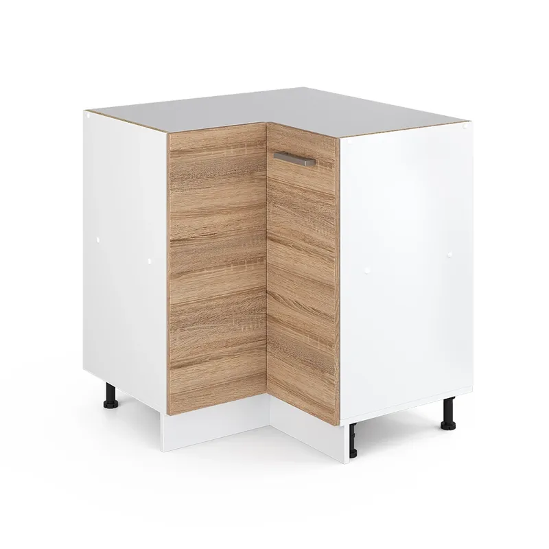 Reducere specială Dulap de bază de colț R-Line Sonoma 75.6 cm fara blat Vicco