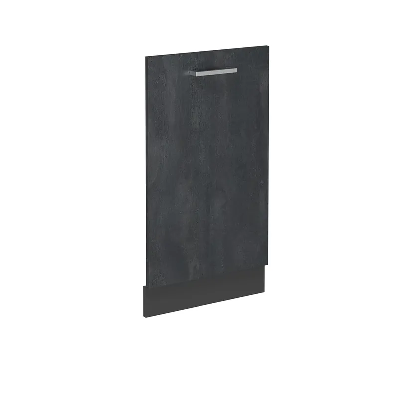 Plată sigură ViccoPanou frontal pentru mașina de spălat vase"R-Line",Beton negru ,45cmfara blat