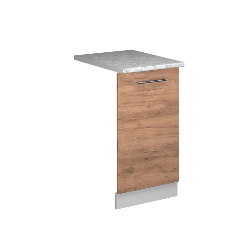 ViccoPanou frontal pentru mașina de spălat vase"Fame-Line",Stejar Goldkraft ,45cm, AP Marmură Calitate înaltă