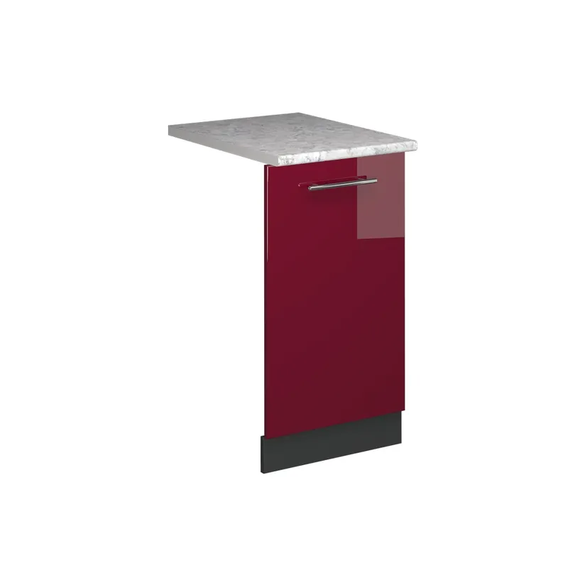 Chilipir ViccoPanou frontal pentru mașina de spălat vase"Fame-Line",Bordeaux lucios ridicat ,45cm, AP Marmură