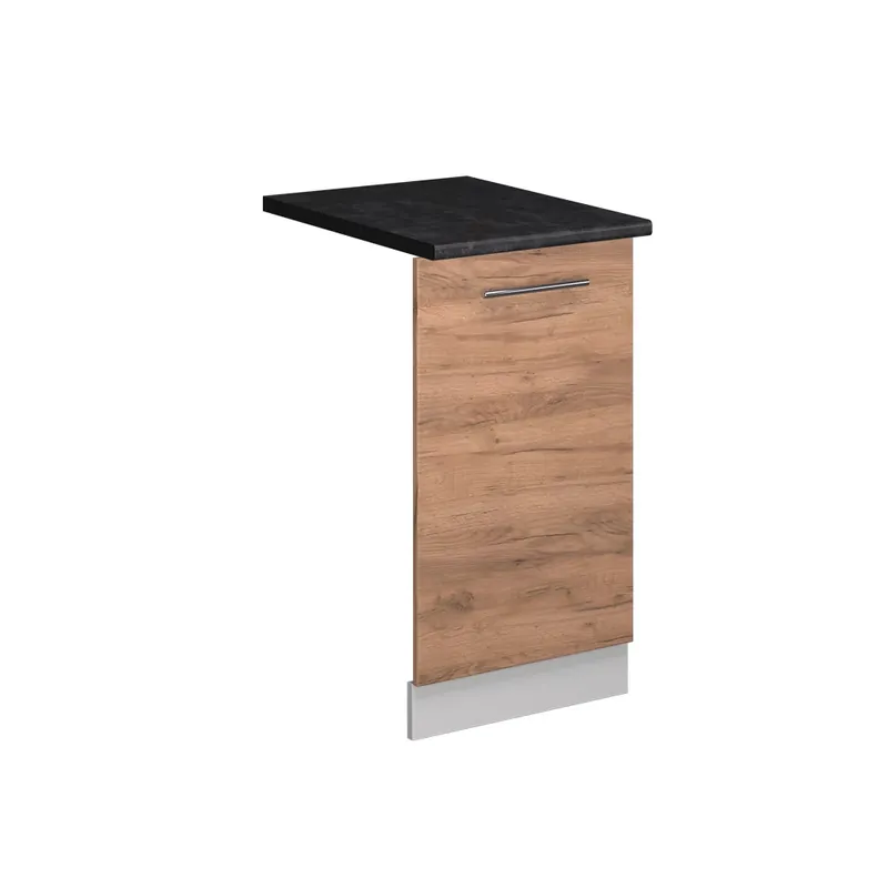 Chilipir ViccoPanou frontal pentru mașina de spălat vase"Fame-Line",Stejar Goldkraft ,45cm, AP Antracit