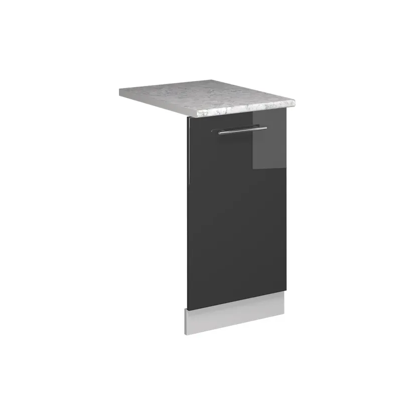 Retur gratuit ViccoPanou frontal pentru mașina de spălat vase"Fame-Line",Antracit lucios ridicat ,45cm, AP Marmură