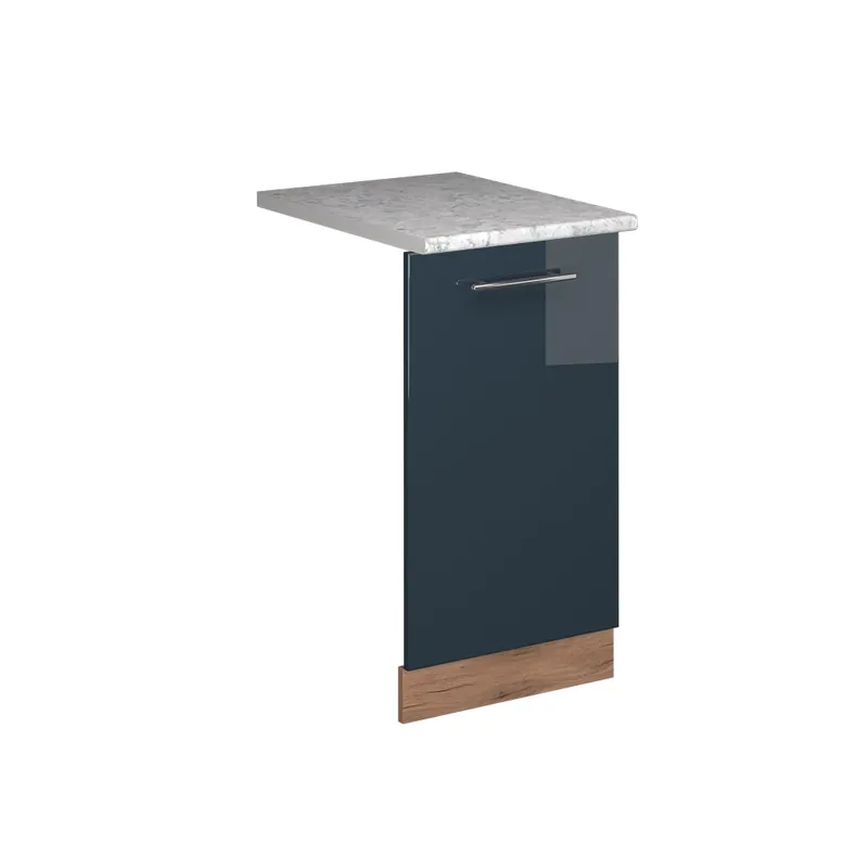 Preț redus ViccoPanou frontal pentru mașina de spălat vase"Fame-Line",Albastru închis înalt lucios ,45cm, AP Marmură