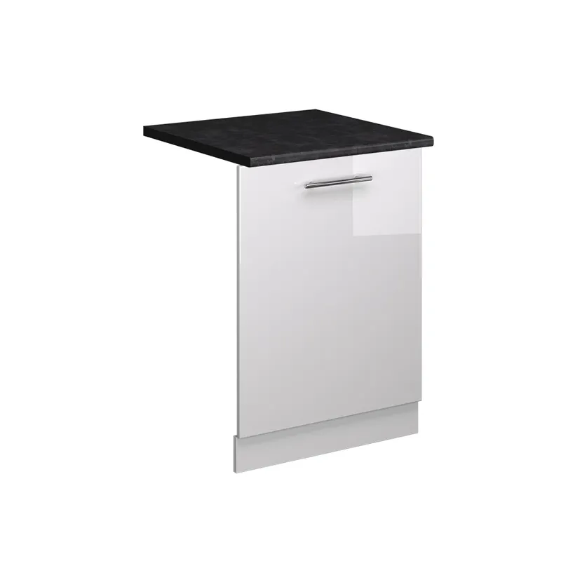 Ultima șansă ViccoPanou frontal pentru mașina de spălat vase"Fame-Line",Alb lucios ridicat ,60cm, AP Antracit
