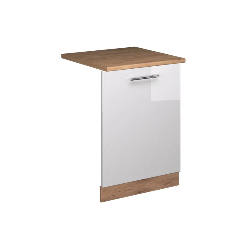 ViccoPanou frontal pentru mașina de spălat vase"Fame-Line",Alb lucios ridicat ,60cm, AP Stejar Reduceri