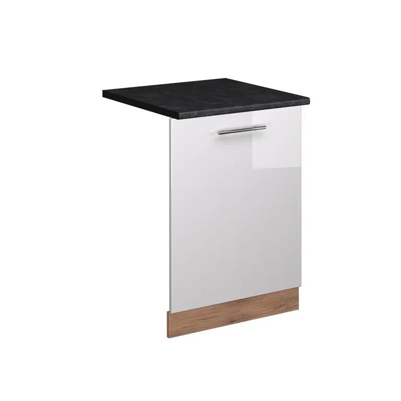 Doar azi ViccoPanou frontal pentru mașina de spălat vase"Fame-Line",Alb lucios ridicat ,60cm, AP Antracit