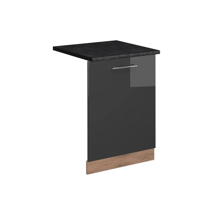 Cumpărături sigure ViccoPanou frontal pentru mașina de spălat vase"Fame-Line",Antracit lucios ridicat ,60cm, AP Antracit