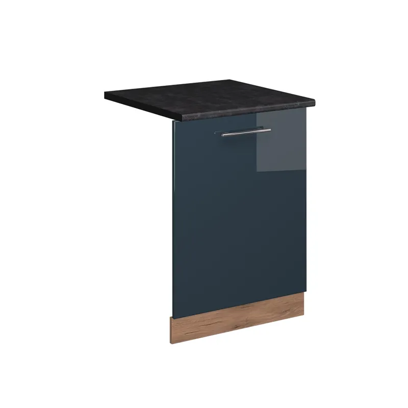 Cumpără online ViccoPanou frontal pentru mașina de spălat vase"Fame-Line",Albastru închis înalt lucios ,60cm, AP Antracit