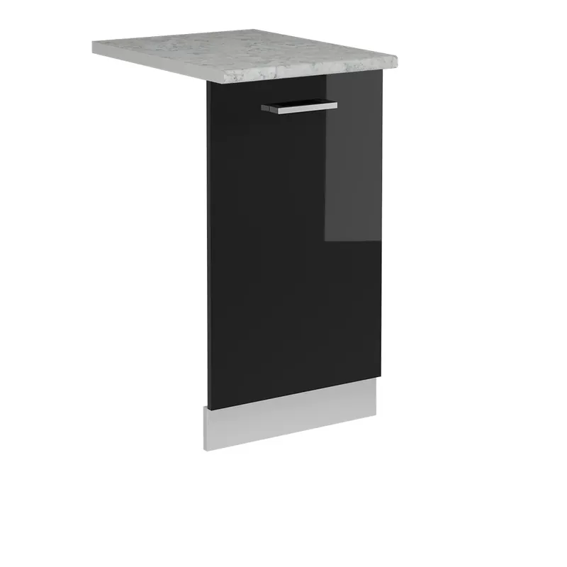 ViccoPanou frontal pentru mașina de spălat vase"R-Line",Negru lucios ridicat ,45cm, AP Marmură Preț promoțional