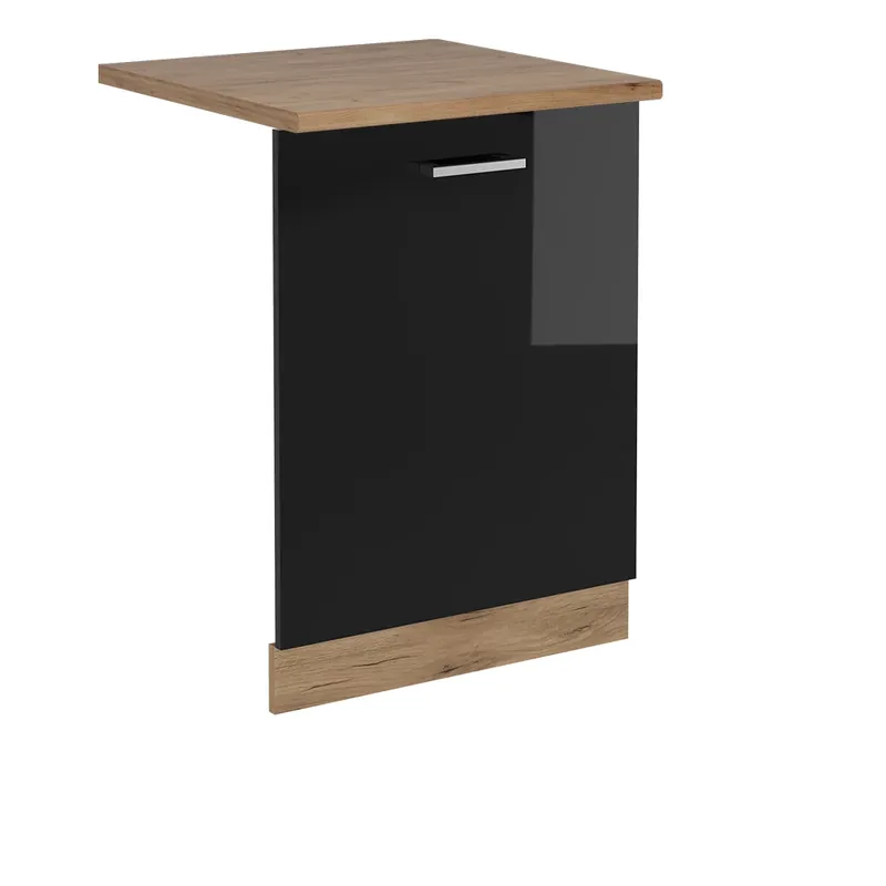 Reduceri ViccoPanou frontal pentru mașina de spălat vase"R-Line",Negru lucios ridicat ,60cm, AP Stejar