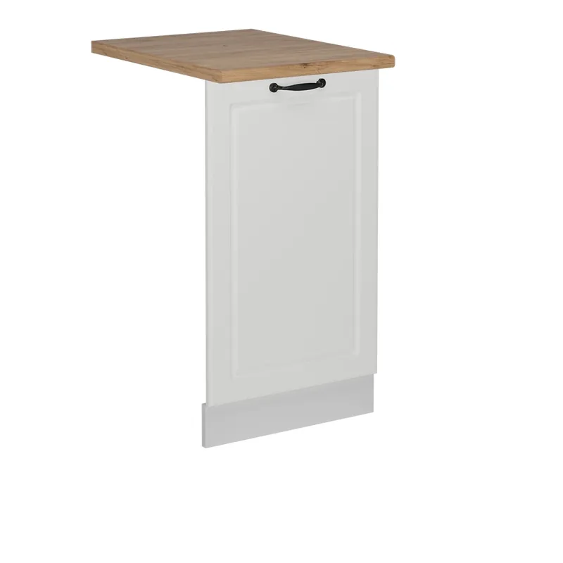 Comandă acum ViccoPanou frontal pentru mașina de spălat vase"R-Line",Casă de țară albă ,45cm, AP Stejar