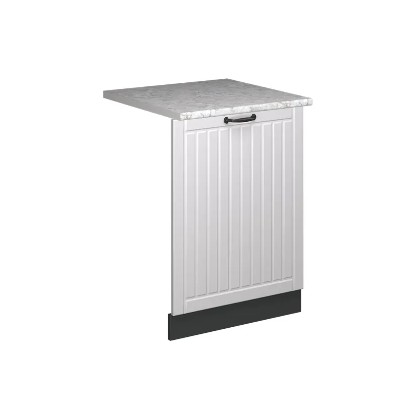 Plată securizată ViccoPanou frontal pentru mașina de spălat vase"Fame-Line",Casă de țară albă ,60cm, AP Marmură