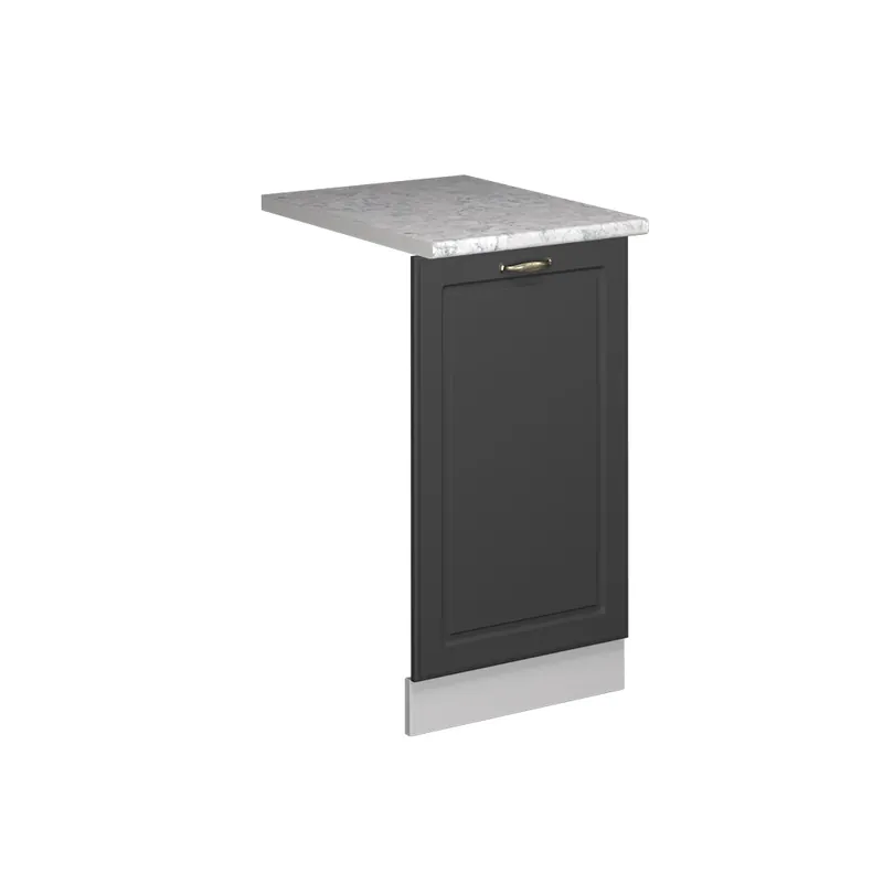 Disponibil imediat ViccoPanou frontal pentru mașina de spălat vase"Fame-Line",Casă de țară antracit-aur ,45cm, AP Marmură
