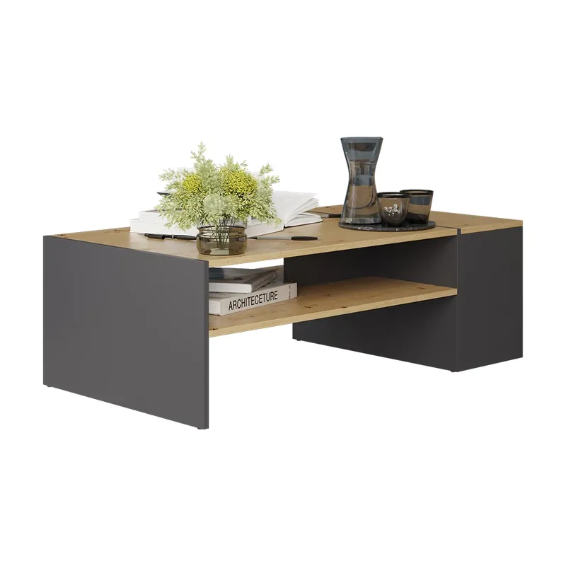 Masă de cafea Rubby Stejar artizanal/antracit 110 x 60 cm Vicco Preferatul clienților
