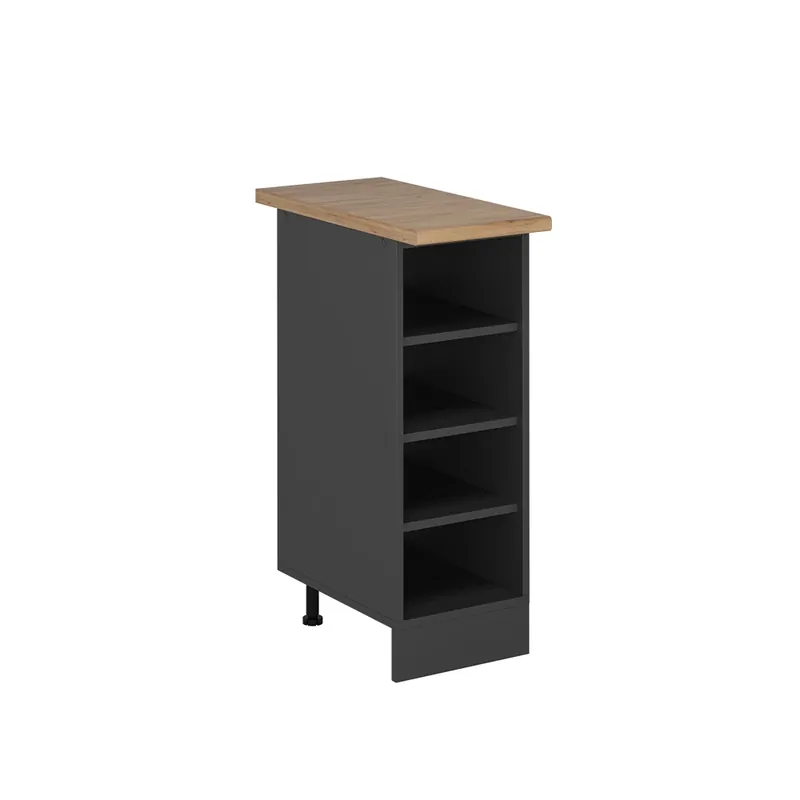 Cumpără acum Raft de bucătărie R-Line antracit 30 cm , AP Stejar Vicco