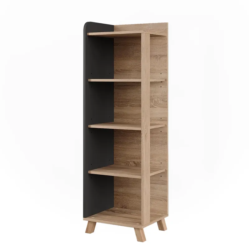 Ieftin ViccoRaft baie"Karen",Sonoma/antracite ,40x128 cm cu 4 compartimente