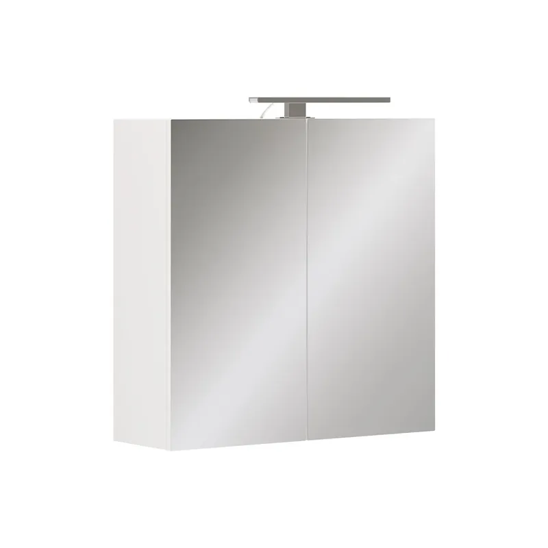 Dulap oglindă baie Lavio Alb 60x60 cm cu iluminare LED Vicco Livrare rapidă