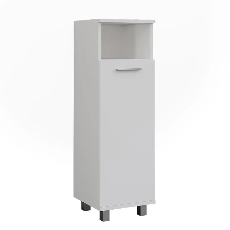 Lichidare de stoc ViccoDulap midi"Ilias",Alb ,30.2x95 cm cu ușă