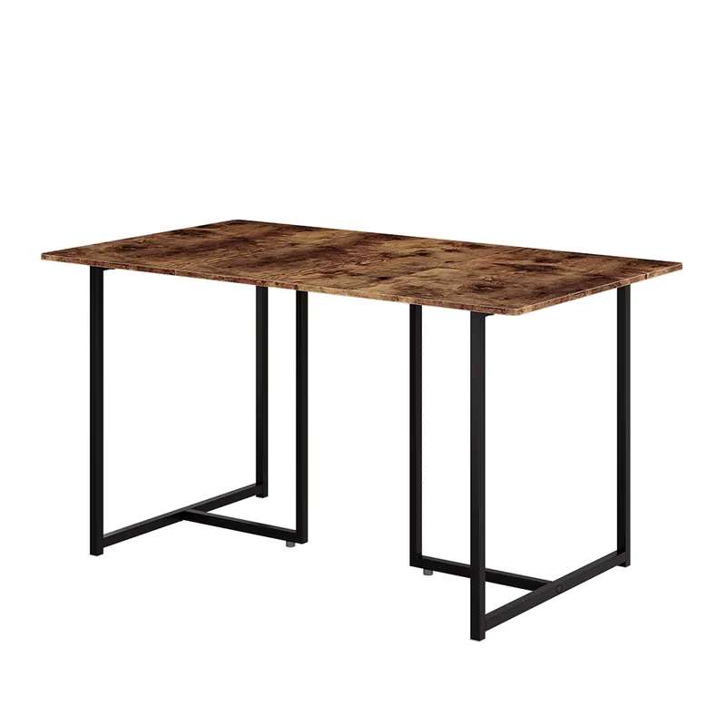 ViccoMasă de luat masa"Merido",Stejar rustic/negru ,140 x 80 cm Cumpără online