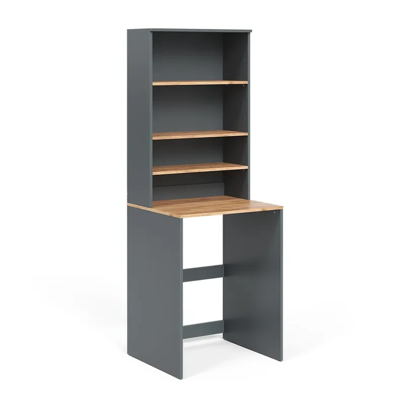 Dulap pentru mașină de spălat Viktor Stejar antracit/Goldkraft 66x88.2 cm 2 piese cu raft Vicco Reducere de preț