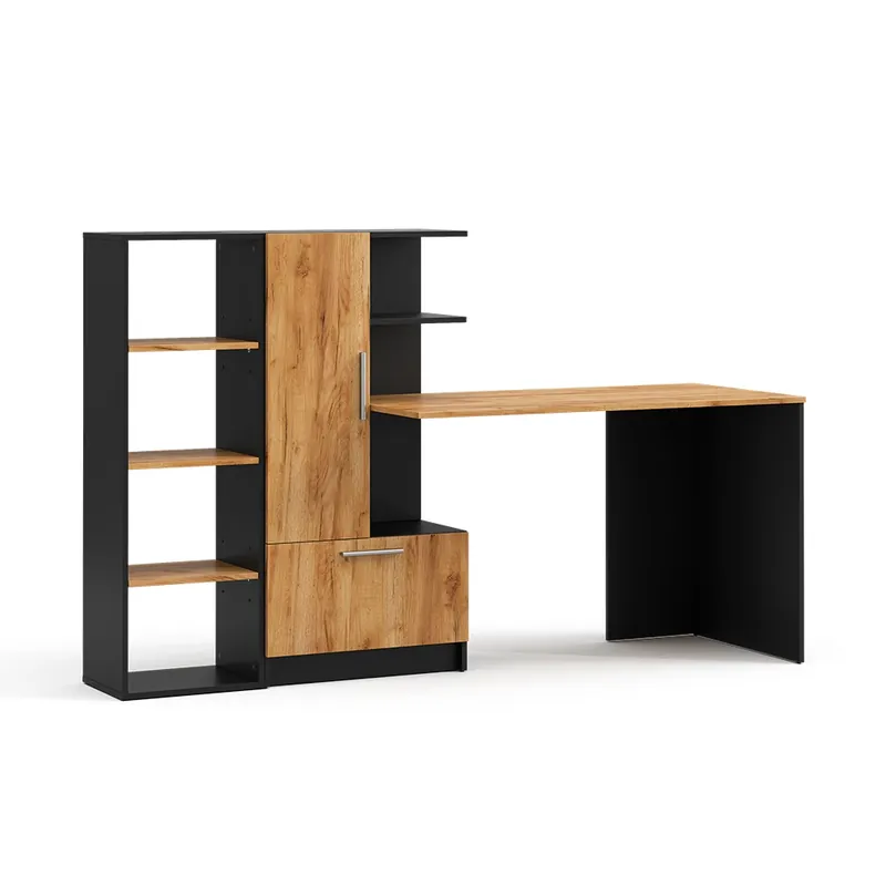 Birou Tomy antracit/Stejar auriu 150 x 59 cm Set de 2 Vicco Plată sigură