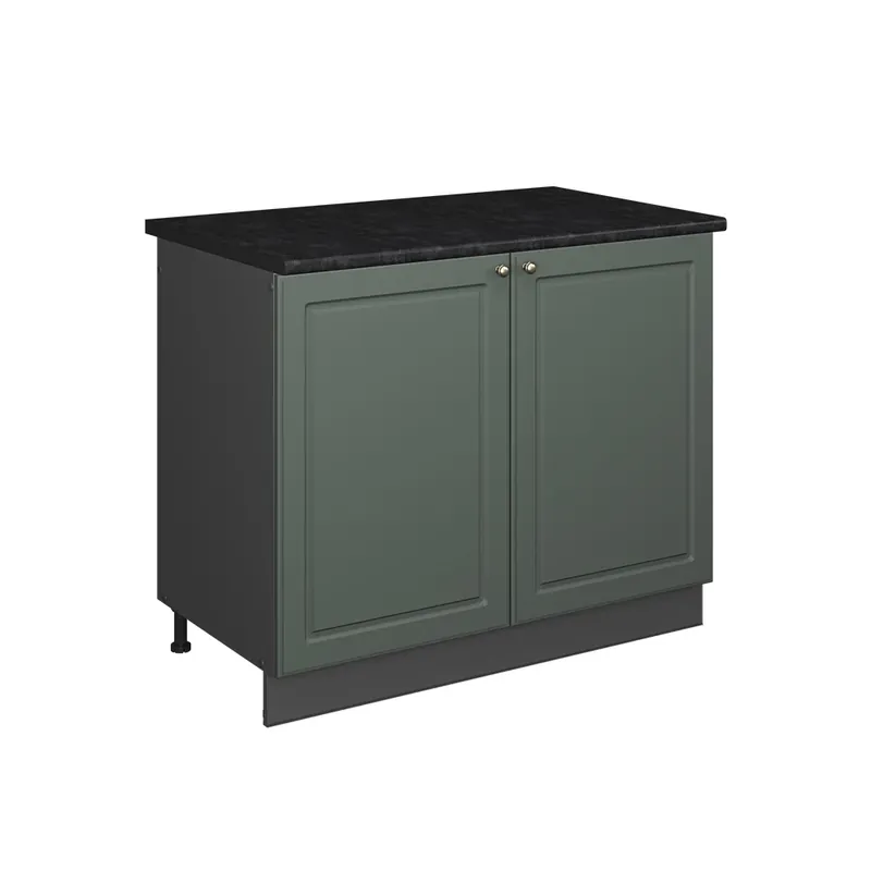 Dulap de bază pentru chiuvetă Fame-Line Casă de țară verde și aurie/antracit 100 cm, AP Antracit Vicco Reduceri