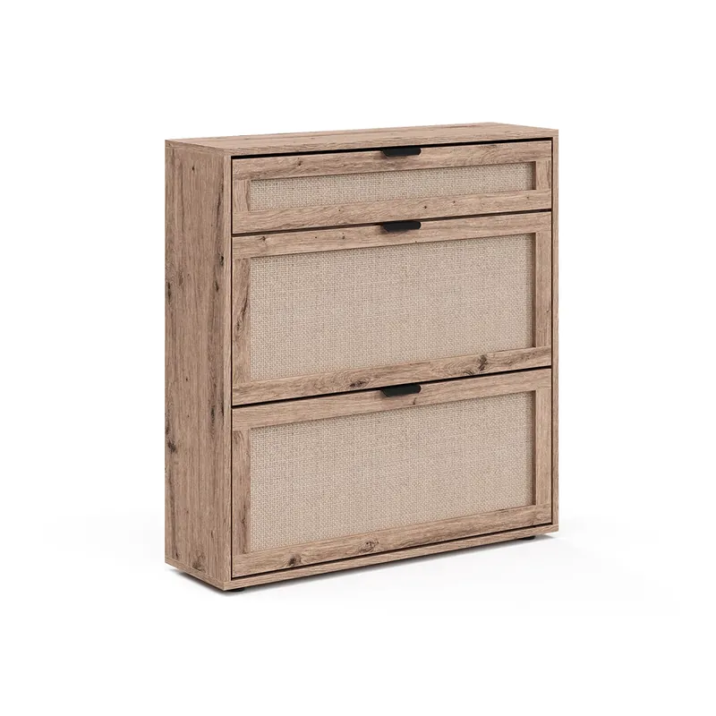 Ultima șansă Basculator de pantofi Elven stejar 80x85 cm cu 2 compartimente rabatabile și 1 sertar Vicco