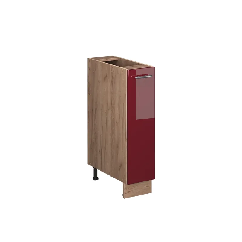 Bestseller Dulap de farmacie Fame-Line Bordeaux lucios ridicat/Stejar auriu 20 cm fara blat Vicco