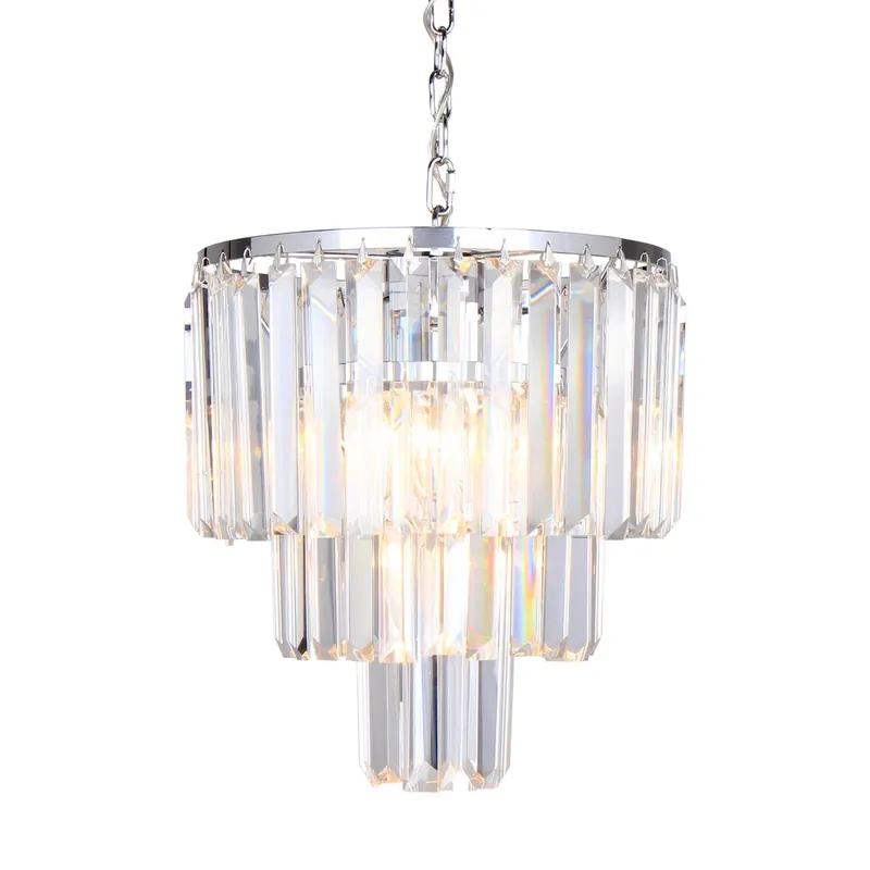 Popular Lampă suspendată Zuma Line CHR 17106/3+1- AMEDEO WISZĄCA crom/CHROME