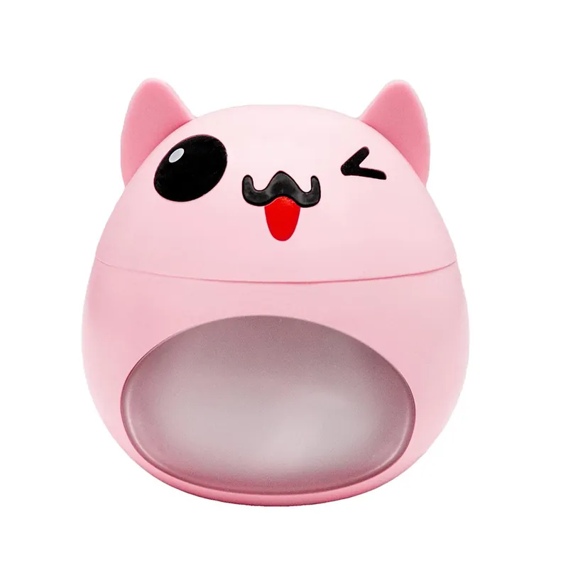 Umidificator cu LED roz, în formă de pisică, cu ventilator și lampă USB Noutate