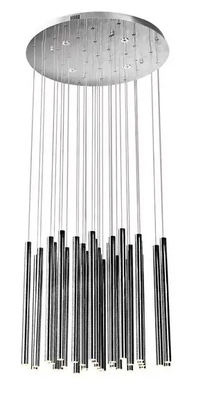 Cel mai bun preț Pendul LED Max Light Organic crom 37x45W 62 cm dimabil P0175D