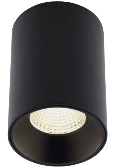 Plafon LED Max Light Chip C0163 negru 8W 920 lm 4000K Ø7 cm Ofertă de sezon
