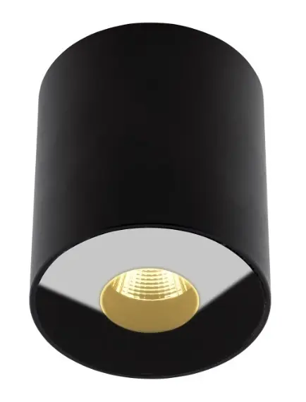 Plafonieră Max Light Plazma C0151 negru LED 13W 3000K IP54 Ø7,3 cm Plată sigură