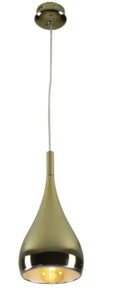 Ofertă specială Lampă suspendată Max Light Vigo aur metal 16 cm P0307