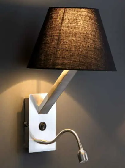 Reducere specială Aplică perete Max Light Orlando LED negru 30 cm 5103WA/BLNM